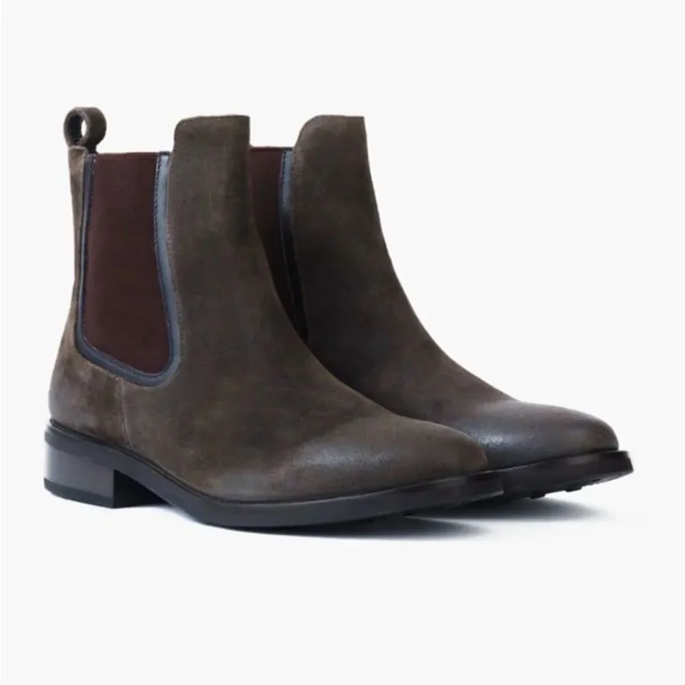 Thursday Boot Company Duchess Brown Suede Chelsea Ankle Boots Women’s Size 7